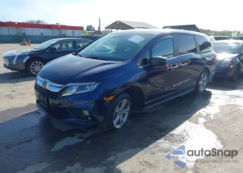 2019 Honda Odyssey Ex-L из США, поврежденный, VIN 5FNRL6H71KB004694